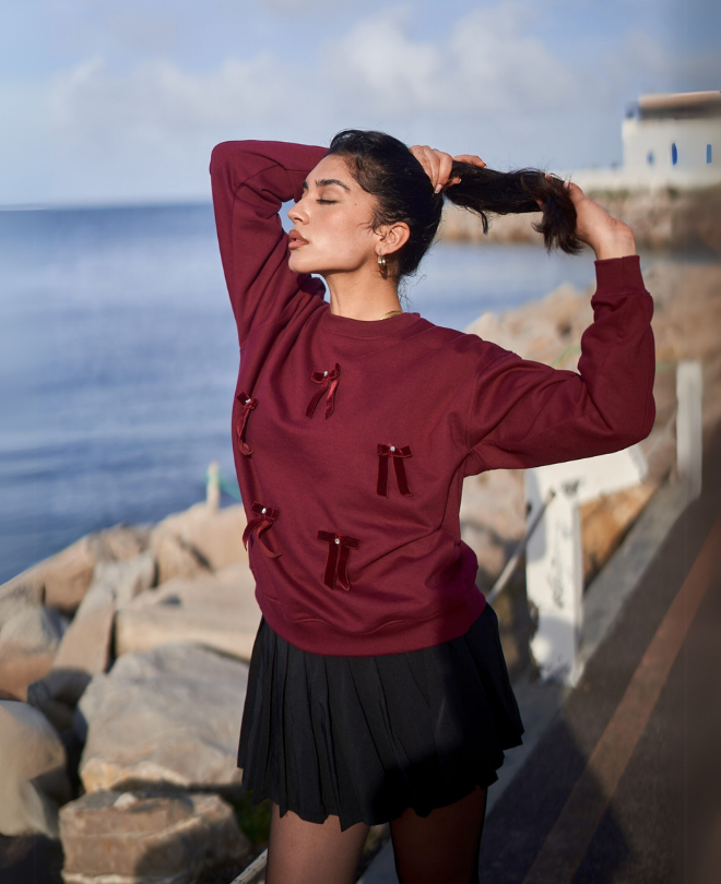 Sweat Girly Burgundy